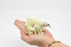 Polar Bear, with Babies, Moveable Legs, Model, Figure, Figurine, Museum Quality, Rubber Replica, Hand Painted    4"    CWG207 BB42