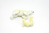 Polar Bear, with Babies, Moveable Legs, Model, Figure, Figurine, Museum Quality, Rubber Replica, Hand Painted    4"    CWG207 BB42