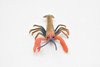 Lobster, Homarus americanus, Hand Painted, Realistic, Solid Rubber, Saltwater, Educational Model,  Figure, Lifelike, Diorama Model, Replica, Toy,  3 Inches.