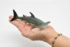 Hammerhead Shark, Saltwater, Hammer Head,  High Quality, Hand Painted, Realistic, Rubber, Fish, Figure, Diorama Model, Toy, Kids, Educational,  5 1/2 Inches