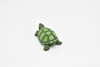 Tortoise, Turtle Toy, Green, Very Nice Plastic Animal, Educational, Toy, Kids, Realistic Figure, Lifelike Model, Figurine, Replica Gift   2"    CWG231 B306