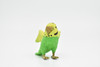 Parakeet, Budgerigar, Very Nice Plastic Animal, Educational, Toy, Kids, Realistic Figure, Lifelike Model, Figurine, Replica, Gift,    2 1/2"    CWG237 B306