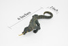 Komodo Dragon, Varanus komodoensis, Monitor Lizard, Museum Quality, Rubber, Reptile, Educational, Realistic, Hand Painted, Diorama Model, Toy,  6 Inches.