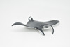 Manta Ray, Manta, Fish, Museum Quality Rubber Fish, Educational, Realistic Hand Painted Figure, Lifelike Figurine, Replica, Gift,      7"      CWG259 B241