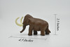 Woolly Mammoth, Very Nice Plastic Reproduction     2 1/2"    F4456 B222