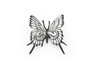 Butterfly, Black & White, Very Nice Rubber Reproduction  2"  F4466 B46
