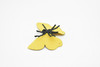 Butterfly, Yellow, Very Nice Rubber Reproduction    2"     F4470 B46