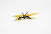 Butterfly, Yellow & Black Very Nice Rubber Reproduction     2"    F4493 B46