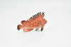Spotted Kelpfish, Tropical Fish, Gibbonsia elegans, Hand Painted, Realistic, Plastic Fish Design, Saltwater, Educational, Lifelike, Diorama Model, Toy,  2 Inches. 