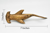 Wooden Hammerhead Shark, Hand Carved, Nice Wooden, Model, Figure, Figurine, Education, Ocean    7"    CWG277 B413