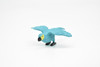 Macaw Parrot, Blue,  Very Nice Plastic Reproduction   2 1/2"    CWG297 B230