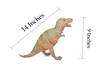 Tyrannosaurus, T- Rex Dinosaur, Figure, Model, Figurine, Educational, Animal, Kids, Gift Toy Plastic Replica,      14"        CWG162 BB38   