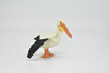 Pelican, Museum Quality Plastic Reproduction Hand Painted   3 1/2"    F1345-B621