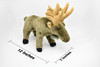 Moose, Realistic, Very Nice Plush, Stuffed Animal, Educational, Toy, Kids, Realistic Figure, Lifelike Model, Replica, Gift,   11"