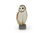 Barn Owl, Museum Quality Plastic Reproduction Hand Painted     2 1/2"    F1344 B6