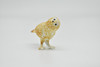 Barn Owl, Very Nice Plastic Reproduction Hand Painted     2"    F1354 B9