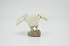 Snowy Owl Toy, Statue Figurine Plastic Hand Painted Model    2 1/2"   F3376 B217