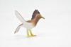 Roadrunner, Desert Bird, Geococcyx californianus, Very Nice Rubber Design, Educational, Diorama, Realistic Figure, Lifelike, Replica, Toy, Kids, Gift,   3 Inches.  F623 B131   