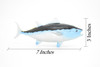 Bluefin Tuna, Fish, Very Realistic Rubber Figure, Model, Educational, Animal, Hand Painted Figurines,     7"     CH019 BB71