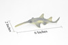 Sawfish, Carpenter shark, Museum Quality, Educational, Rubber Fish, Hand Painted, Realistic Toy Figure, Diorama Model, Kids,  6 Inches.
