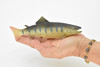 Salmon, Toy, King, Chinook, Fish, Very Realistic Rubber Figure, Model, Educational, Animal, Hand Painted Figurines,    6"    CH033 BB74