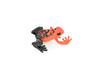 Frog, Toy, Red Poison Dart, Arrow Frog, Very Realistic Rubber Figure, Model, Educational, Animal, Hand Painted Figurines,   2 1/2"    CH035 BB74