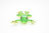 Tree Frog, Leaping, Very Realistic Rubber Reproduction, Hand Painted Figurines,   8"    CH038 BB75