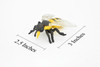 Bee, Anthophila, Honey bee, Very Realistic Rubber Design,  Educational, Hand Painted, Rubber Insect, Diorama Model, Kids, Toys,  3 Inches. 
