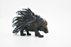 Porcupine, Quillpig, Porky, or Quillback, Very Realistic Rubber Figure, Hand Painted, Rubber Mammal, Realistic Toy Figure, Kids, Educational, 3 Inches. 