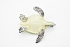 Sea Turtle Toy, Green, Museum Quality Rubber Figure, Model, Educational, Animal, Hand Painted Figurines,  4" CH055 BB78