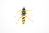 Hornet Toy, Killer, Wasp, Insect, Very Realistic Rubber Figure, Model, Educational, Animal, Hand Painted Figurines,       3.5"       CH060 BB79