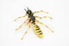 Hornet Toy, Killer, Wasp, Insect, Very Realistic Rubber Figure, Model, Educational, Animal, Hand Painted Figurines,       3.5"       CH060 BB79