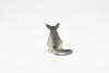 Opossum Toy, Possum, Marsupial, Very Realistic Rubber Figure, Model, Educational, Animal, Hand Painted Figurines,   2.5"    CH065 BB79