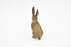 Jackrabbit Toy, Hare, Very Realistic Rubber Figure, Model, Educational, Animal, Hand Painted Figurines,   2.5"    CH066 BB79