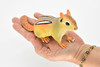 Chipmunk, Toy, Animal, Very Realistic Rubber Figure, Model, Educational, Animal, Hand Painted Figurines,  7"    CH069 BB80