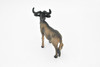 Wildebeest, Antelopes, Gnu, Museum Quality, Hand Painted, Educational, Rubber Animal, Realistic Toy Figure, Diorama Model, Kids, 4 Inches.