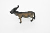Wildebeest Toy, Antelopes, Gnu, Very Realistic Rubber Figure, Model, Educational, Animal, Hand Painted Figurines,  4"    CH071 BB80