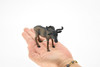 Wildebeest Toy, Antelopes, Gnu, Very Realistic Rubber Figure, Model, Educational, Animal, Hand Painted Figurines,  4"    CH071 BB80