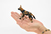 African Wild Dog Toy, Painted Dog, Very Realistic Rubber Figure, Model, Educational, Animal, Hand Painted Figurines,  4"    CH072 BB80 