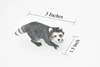 Raccoon, Racoon, Trash panda, Very Realistic Rubber Figure, Hand Painted, Rubber Mammal, Realistic Toy Figure, Replica, Kids, Educational, 3 Inches.  