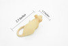 Mouse Toy, Shrew,  Rodent, White, Very Realistic Rubber Figure, Model, Educational, Animal, Hand Painted Figurines,  2.5"    CH084 BB83