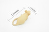 Mouse, White, Very Nice Design, Hand Painted, Educational, Rubber Animal, Realistic Toy Figure, Diorama Model, Kids, 2 1/2 Inches.