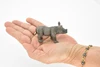 Rhino, Baby Rhinoceros, Museum Quality, Hand Painted, Educational, Rubber Animal, Realistic Toy Figure, Diorama Model, Kids,  3 Inches. 