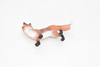 Fox Toy, Red, Animal, Very Realistic Rubber Figure, Model, Educational, Animal, Hand Painted Figurines, 3" CH091 BB84