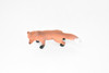 Fox Toy, Red, Animal, Very Realistic Rubber Figure, Model, Educational, Animal, Hand Painted Figurines, 3" CH091 BB84