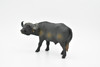 Cape Buffalo Toy, African Bovine, Museum Quality Rubber Figure, Model, Educational, Animal, Hand Painted, Figurines       5"     CH096 BB86