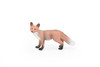 Red Fox, Museum Quality, Hand Painted, Rubber Animal, Realistic Toy Figure, Diorama Model, Kids, Educational, 3 Inches. 