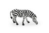 Zebra, Painted Horse, Getting a Drink, Museum Quality, Hand Painted, Educational, Rubber Animal, Realistic Toy Figure, Diorama Model, Kids, 5 Inches. 