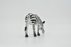 Zebra Toy, Getting a Drink, Africa, Savannah, Drinking, Very Realistic Rubber Figure, Model, Educational, Animal, Hand Painted Figurines,      5"    CH0103 BB88