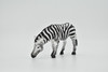 Zebra, Painted Horse, Getting a Drink, Museum Quality, Hand Painted, Educational, Rubber Animal, Realistic Toy Figure, Diorama Model, Kids, 5 Inches. 